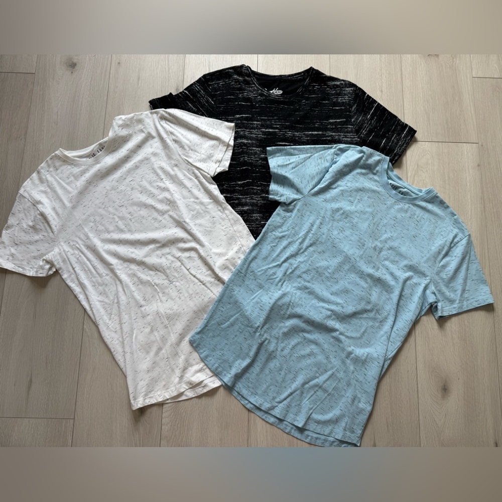 Men’s 3 T-shirts Bundle - Brooklyn Cloth Mfg Co + Rustic Souls NYC - Sz L